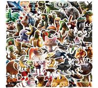100Pcs Italian Brainrot Stickers Tralalero Tralala Meme Funny Animals Sticker for Water Bottle Laptop Waterproof Vinyl Party Favors Decals