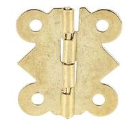 100Pcs Jewelry Box Hinge, 90° Retro Design Decorative Cabinet Butterfly Hinges for Crafts Wooden Box Decorative Hasp Hardware Fittings(Yellow)