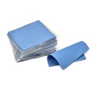 100pcs Jewelry Cleaning Cloth Black Polishing Cloth for Sterling Silver Gold Platinum Small Silver Polish 8x8cm