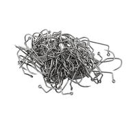 100pcs Jig Fly Fishing Hooks, Perfectly Designed for Aberdeen Offset Tying Applications (2#)