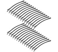 100pcs Jumbo Bobby Pins 3.34 Inch Alloy Black Hair Pins