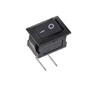 100PCS KCD11 Rocker Switch 10 * 15mm Push Button Switch ON-OFF/ON-OFF-ON 2 Pins / 3 Pins 3A 250VAC / 6A 125VAC 10x15mm IDGTTLDF(2Pin L-type black)