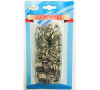 100pcs Keyrings - 25mm Hoop, Stainless Steel Key Rings for Car Keys & Home Keys, Metal Split Rings, Key Ring for Organization and DIY Crafts