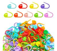 100Pcs Knitting Stitch Markers,Crochet Stitch Marker Knitting Crochet Locking Stitch Markers Clips,Stitch Markers Crochet,Stitch Markers Clips for Sewing Knitting DIY Handmade Crafts (Mixed Color)