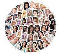 100pcs Korean Girl Group G-idle Waterproof Sticker Star Zhao Mei Yan Tian Xiaojuan Song Ye Shuhua Vinyl Sticker