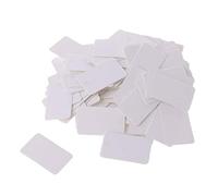 100pcs Kraft Paper Gift Cards Tags Jewelry Labels Tag Craft Decor 2x3.3cm Card Sleeves Hard