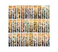 100pcs, Landscape Bookmark, Suitable for Teachers, Readers for Study