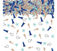 100pcs Last Toast on the Coast Confetti, Coastal Bachelorette Table Confetti, Sunmmer Beach Scatters, Coastal Grandma Bachelorette Party Table Decoration