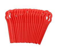 100PCS lawn mower replacement blades for FRT18A FRT18A1 FRT20A1 trimmer, plastic grass trimming blades, garden yard maintenance, compatible with Art 46155, red trimmer blade set