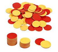 100Pcs Learning Resources Two Color Counters, Maths Resource, Red and Yellow Double Sided Counters for Sorting, Patterning and Numeracy Skills, Bingo Game Math Learning Resources Party Games Tokens