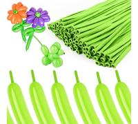 100Pcs Light Green 260 Balloons Balloon Animals Long Balloons for Beginners