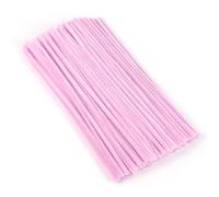 100pcs Light Pink Pipe Cleaners, 30cm x 6mm long Craft Pipe Cleaner, Pipe Cleaners Chenille Stems, Pipe Cleaner Chenille Wire Bending Plush, Cleaner Strips for DIY, Arts, Crafts Project, Decoration