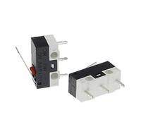 100Pcs Limit Switch Push Button Switch 1A 125V AC Mouse Switch 3Pins Micro Switch