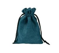 100pcs Linen Bag Drawstring Natural Burlap Bag Gift Bag Jewelry Packaging Wedding Candy Christmas Party Cloth Storage Bag Khaki
