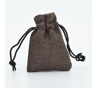 100pcs Linen Bag Drawstring Natural Burlap Bag Gift Bag Jewelry Packaging Wedding Candy Christmas Party Cloth Storage Bag Khaki