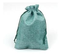 100pcs Linen Bag Drawstring Natural Burlap Bag Gift Bag Jewelry Packaging Wedding Candy Christmas Party Cloth Storage Bag Khaki