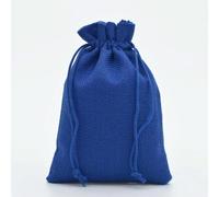 100pcs Linen Bag Drawstring Natural Burlap Bag Gift Bag Jewelry Packaging Wedding Candy Christmas Party Cloth Storage Bag Khaki