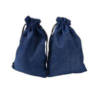 100pcs Linen Bag Drawstring Natural Burlap Bag Gift Bag Jewelry Packaging Wedding Candy Christmas Party Cloth Storage Bag Khaki