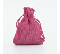 100pcs Linen Bag Drawstring Natural Burlap Bag Gift Bag Jewelry Packaging Wedding Candy Christmas Party Cloth Storage Bag Khaki