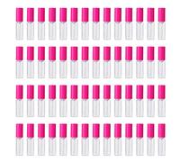 100Pcs Lip Gloss Tube Empty Lip Balm Container Cosmetic Bottle with Brush Wand for DIY Lip Balm Makeup Travel 8ml