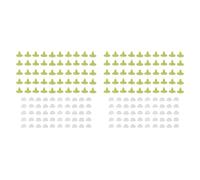 100PCS Livestock Ear Tag Bright Yellow PP Reusable Animal Ear Tag for Rabbit with Number 001 to 100, Fadeless Plastic Identification Tag for Farm Breeding and Vaccination