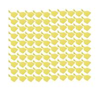 100pcs Livestock Ear Tag Thickened TPU Reusable Animal Ear Label for Dairy Cattle Beef Cattle Yaks Horses Camels (Yellow)