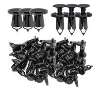 100Pcs Longer Trim Panel Fixing Clips for Carpet Lining,Universal Car Plastic Fasteners for Auto Interior Door,Body Bumper,Dashboard Rivets,Rivet Panel Clips,Trim Clips Kit(Black)