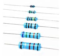 100PCS/Lot 1/2W Metal Film Resistor 1% 0.1R~1M 0.33 1 4.7 10 47 100 220 470 680 1K 2.2K 10K 22K 4.7K 100K 200K 330K 470K 0.5W(300K)