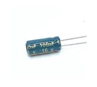 100pcs/lot 100uf16V Low ESR/Impedance high frequency aluminum electrolytic capacitor size 5 * 11 16V 100uf 20% BIANMTSW