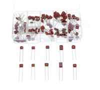 100pcs/lot 10nF~470nF Metallized Polyester Film Capacitors Assortment Kit CBB capacitor set YYVFLAUX