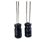 100pcs/lot 16v 47uf size 4 * 7mm Aluminum electrolytic capacitor 16v47uf 47uf 16V 20% AUOQKQUT