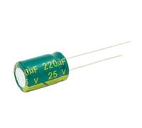 100PCS/LOT 25V220UF 220UF25V Size 8 * 12 8 * 16