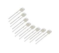 100PCS/LOT 2x3x4 MM Rectangular LED Emitting Diode Lamp White Red Green Blue Yellow Clear Diffused Color Micro DIY Indicator 3V diode(Clear Lens Yellow)