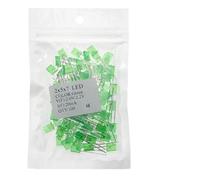 100pcs/lot 2x5x7 Square LED Emitting Diode Lamp White Red Green Blue Yellow Orange Indicator In-Line Beads diode(Green)