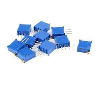 100Pcs/lot 3296W Multiturn Trimmer Potentiometer Kit High Precision Variable Resistor With Box Kit
