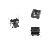 100pcs/lot 4 pin Momentary Tactile Push Button Switch 6 * 6 * 5mm ON/OFF keys button DIP 6x6x5mm IDGTTLDF(100 Pieces)