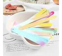 100pcs/Lot 5 * 35mm Large Rectangular Bar Flat Sequins Sewing Wedding Craft,Women Kids DIY Garment Accessories with 1 Hole-Mix Color