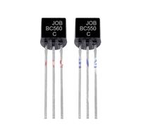 100PCS/LOT 50Pairs（50pcs BC550C + 5pcs BC560C）Transistor BC550 BC560 0.1A TO-92 Triode((BC550-BC560) 50Pair)