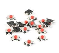 100PCS/LOT 6 * 6 * 3.1 mm SMD Switch 4 Pin Touch Micro Switch Push Button Switches Red SMD Tact Switch(5 Pin switch)