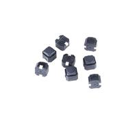 100pcs/lot 6 * 6 * 5mm No Sound Silent Mute Push Button Switch Silicone Keypad Tact Switch 6 X6x5MM 2P Pin Switch