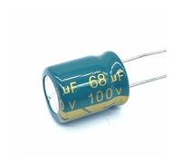 100pcs/lot 68UF 100v 68UF aluminum electrolytic capacitor size 10X13 20% IDGTTLDF