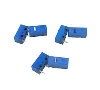 100Pcs/lot arrival HUANO switch Blue Shell White/Blue/Pink dot 20 50 80 million clicks life computer mouse 3pin button IDGTTLDF(100 pieces Pink Dot)