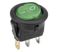100pcs / Lot KCD1-102N-8 Perforate Diameter 20 Mm 3 Pin ON - Off Round Rocker Switch with 220V 12V Light(Vert,220V)