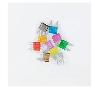 100pcs/lot Mini Car Fuse 10 Value Auto Fuse Blade Kit Assortment 2A 3A 5A 7.5A 10A 15A 20A 25A 30A 35A Protected circuits