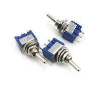 100Pcs/lot Miniature Toggle Switch MTS-102 SPDT 6A 125VAC/3A 250VAC Switch Lever Switch 3 Pin ON/ON ICXLPMC