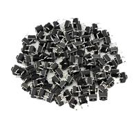 100pcs/lot Momentary Tactile Push Button Switch 6 * 6 * 5mm 4 pin ON/OFF keys button DIP 6x6x5mm