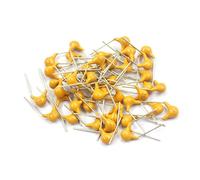 100pcs/lot Multilayer ceramic capacitor 50V (100~106) 10pF~10uF 102 103 104 105 22pF 47pF 68pF 1nF 10nF 100nF 0.1uF 1uF P=5.08mm BIANMTSW(821(820pF))