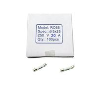 100pcs/lot Set Kit 5 * 25 MM 250V Fast Blow Ceramic Fuse 500mA 1A 2A 3A 4A 5A 6A 8A 10A 15A 16A 20A Fuses Eco-Friendly(20a)
