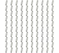 100Pcs/lot Spring Fishing Hooks Barbed Jig Carp Hook Single Fishhook Fly Fishing Carp Tackle Accessories Twist Hooks
