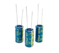 100pcs/lot T36 Low ESR/Impedance high frequency 35v 1000UF aluminum electrolytic capacitor size 10 * 17 1000UF35V 35V1000uf 20% CZAOINCU